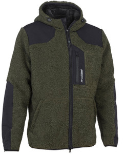 Verney Carron Sherpa Grizzly Fleece Jacket in green, men's fleece country jacket Verney Carron Sherpa Grizzly Fleece Jacket in green, men's fleece country jacket
