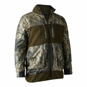 Deerhunter Rusky Pile Mix jacket in Realtree Camouflage, men's breathable camo jacket
