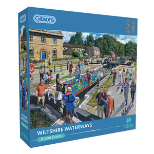 Gibsons Games Wiltshire Waterways 1000 Piece Jigsaw Puzzle Gibsons Games Wiltshire Waterways 1000 Piece Jigsaw Puzzle