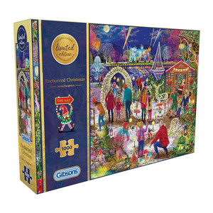 Gibsons Games Enchanted Christmas 1000 Piece Jigsaw Puzzle Gibsons Games Enchanted Christmas 1000 Piece Jigsaw Puzzle