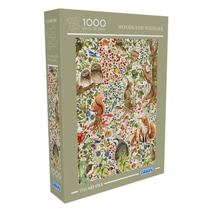 Gibsons Games The Art File: Woodland Wildlife 1000 Piece Jigsaw Puzzle Gibsons Games The Art File: Woodland Wildlife 1000 Piece Jigsaw Puzzle