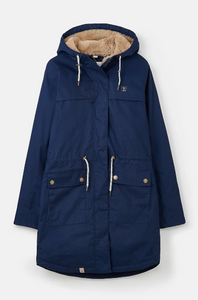 Lighthouse ladies Isobel Waterproof coat, women's three quarter length jacket with sherpa lining Lighthouse ladies Isobel Waterproof coat, women's three quarter length jacket with sherpa lining