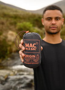 Mac in a Sac Origin 2 Unisex Packable Waterproof Jacket in Grey