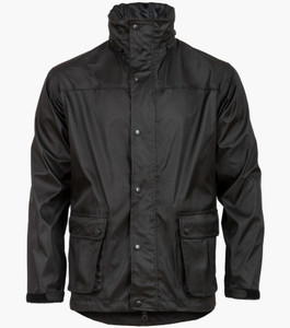 Highlander Tempest Rain Jacket in Black, men's lightweight waterproof jacket