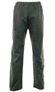 Game Wax Over Trousers in olive green