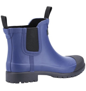 Cotswold Ladies Blenheim Ankle Wellies in Navy, women's short wellington boots