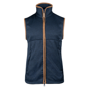 Jack Pyke Melange Fleece Gilet in navy, men's country fleece waistcoat Jack Pyke Melange Fleece Gilet in navy, men's country fleece waistcoat