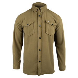 Jack Pyke Polar Fleece Shirt in Dark Mustard, men's lightweight fleece shirt Jack Pyke Polar Fleece Shirt in Dark Mustard, men's lightweight fleece shirt