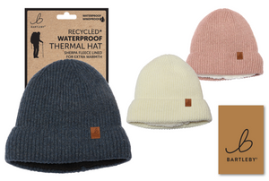 Bartleby Waterproof Sherpa Fleece Lined Hat