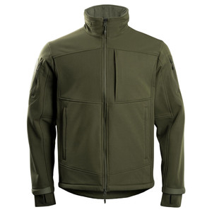 Highlander Stoirm Tactical Softshell Jacket in olive green, men's waterproof softshell jacket