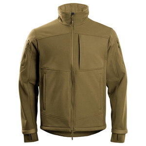 Highlander Stoirm Tactical Softshell Jacket in coyote tan, men's waterproof softshell jacket