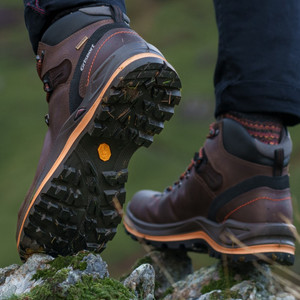 Grisport Pyke Wide Fit Trekking Boots in Brown, waterproof walking boots