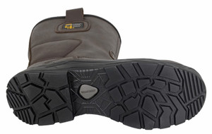 Grafters Waterproof Safety Rigger Boots in brown, men's safety toe cap rigger work boots