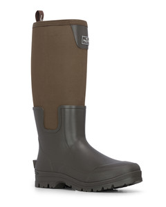 Hoggs of Fife Newport Neoprene 5mm Wellington Boots in green and brown Hoggs of Fife Newport Neoprene 5mm Wellington Boots in green and brown