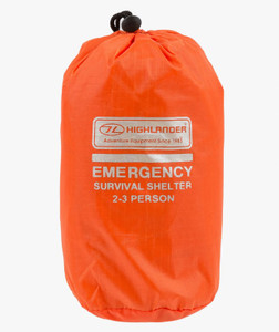 Highlander 2-3 person Emergency Survival Shelter in orange Highlander 2-3 person Emergency Survival Shelter in orange