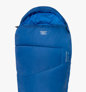 Highlander Sleepline 350 Mummy Style Sleeping Bag in blue Highlander Sleepline 350 Mummy Style Sleeping Bag in blue