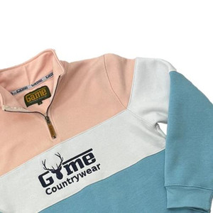 Game Countrywear Pullover jumper is a smart, half-zip pullover jumper featuring the Game logo.