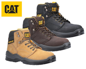 Caterpillar Striver S3 Safety Work Boots, men's lace up steel toe cap work boots