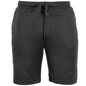 Game men's fleece angling shorts in Black, French terry fleece.