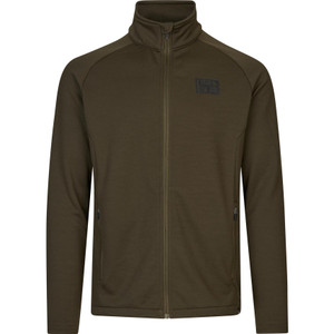 Seeland men's Tidal fleece jacket in Pine Green, features the Seeland logo on the chest and center back. Seeland men's Tidal fleece jacket in Pine Green, features the Seeland logo on the chest and center back.