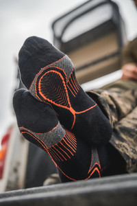 Seeland Field Coolmax socks in black/dark grey, cooling and moisture controlling. Seeland Field Coolmax socks in black/dark grey, cooling and moisture controlling.