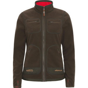 Harkila ladies Kamko fleece jacket in Brown/Red, features the GORE-TEX INFINIUM WINDSTOPPER membrane. Harkila ladies Kamko fleece jacket in Brown/Red, features the GORE-TEX INFINIUM WINDSTOPPER membrane.