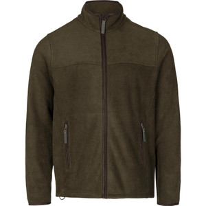 Seeland Woodcock Earl fleece jacket in Pine Green, with faux suede trim details. Seeland Woodcock Earl fleece jacket in Pine Green, with faux suede trim details.