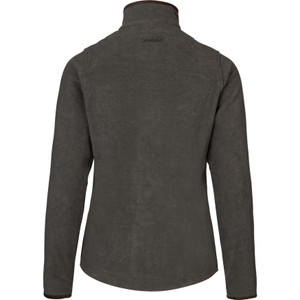 Seeland Ladies Woodcock Ivy fleece jacket in Dark Grey Melange, with faux suede trimming. Seeland Ladies Woodcock Ivy fleece jacket in Dark Grey Melange, with faux suede trimming.