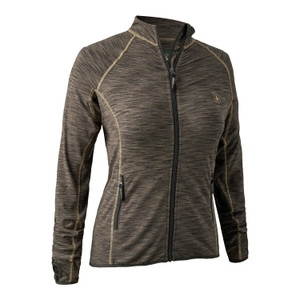 Deerhunter Lady Insulated fleece in brown, women's base layer