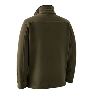 Deerhunter men's Eagle fleece jacket 5783, with faux suede details. Deerhunter men's Eagle fleece jacket 5783, with faux suede details.
