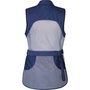 Seeland Skeet 2 Lady Waistcoat, Women's sporting skeet vest in blue