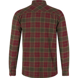 Seeland men's Glen flannel shirt in Red Forest check.