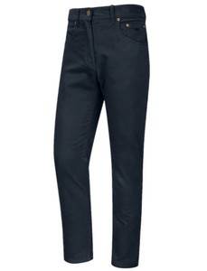 Hoggs of Fife Carrick Technical Stretch Moleskin Jeans in navy, men's country trousers