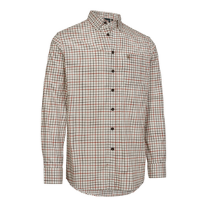 Deerhunter men's Gavin long sleeved shirt in Orange check. Deerhunter men's Gavin long sleeved shirt in Orange check.