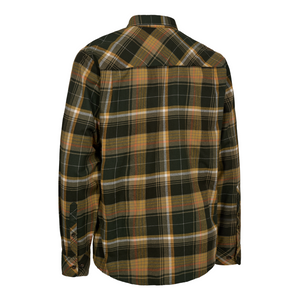 Deerhunter men's Hayden long sleeve flannel shirt, 100% brushed cotton.