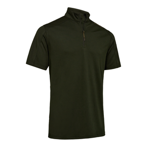 Deerhunter men's Climate 1/2 zip t-shirt 8805 in Forest Ember 367.