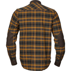Harkila Aivak Shirt in Buckthorn, men's brushed flannel cotton, country check shirt