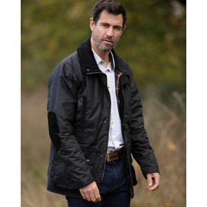 Walker & Hawkes Hawthorn Wax Jacket, men's wax country jacket