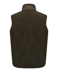 Hoggs Of Fife Melville Hybrid Gilet in Dark Forest Marl. Hoggs Of Fife Melville Hybrid Gilet in Dark Forest Marl.