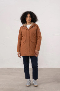 Lighthouse Ladies Scarlet Coat in Rust, women's waterproof jacket with fleece lining Lighthouse Ladies Scarlet Coat in Rust, women's waterproof jacket with fleece lining