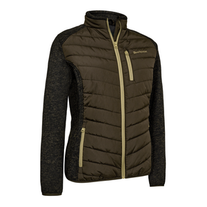 Deerhunter Lady Moor Padded Jacket in brown, women's quilted country jacket