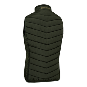 Deerhunter Lady Moor Padded Waistcoat in green, women's padded country gilet