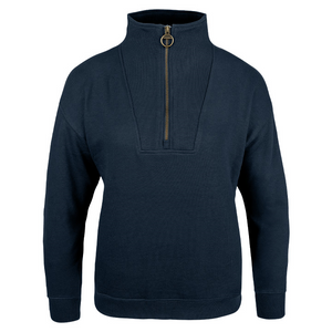 Jack Pyke Ladies Half Zip Sweatshirt in navy
