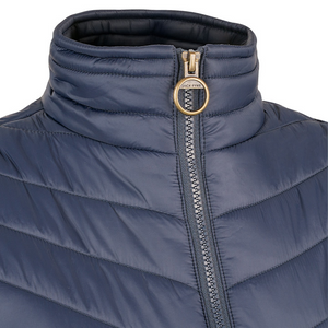 Jack Pyke Ladies Shires Gilet in navy, women's lightweight, quilted country waistcoat