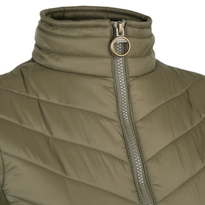 Jack Pyke Ladies Shires Gilet in green, women's lightweight, quilted country waistcoat