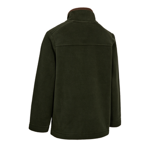 Deerhunter Youth Cumbria Fleece jacket in Forest Ember, made with a soft and silent material.