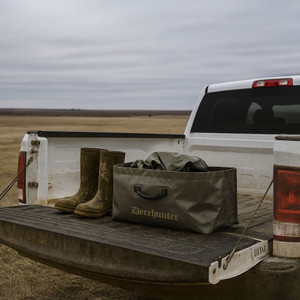 Deerhunter Waterproof Wild bag, foldable and welded seams for waterproofing.