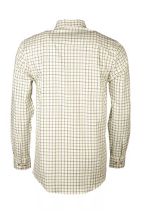 Rydale men's Lockington long sleeve checked shirt in Green Navy.