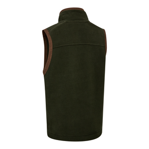 Deerhunter Youth Cumbria Fleece Waistcoat, children's country style fleece gilet in green