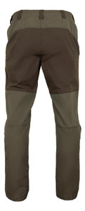 Harkila Fjell Trousers in grape leaf and willow green, men's waxed cotton, lightweight shooting trousers